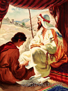 Baruch Writes Jeremiah's Words