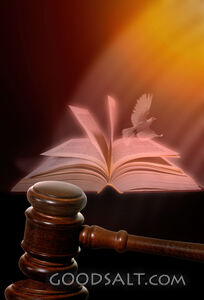 Bible, Gavel and Dove