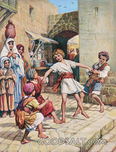 Boy Jesus at Play