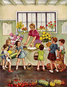 Bringing Fruits of Harvest