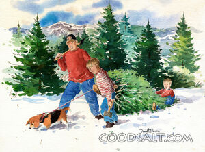 Bringing Home the Christmas Tree