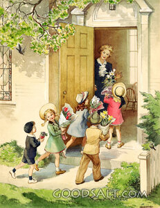 Carrying Easter Plants