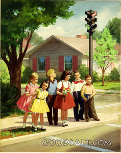 Children Crossing Street