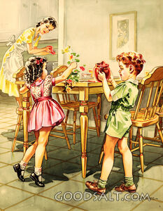Children Set Table
