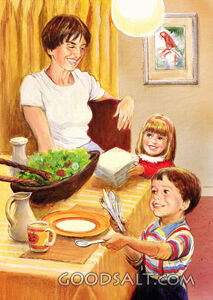 Children Setting Table