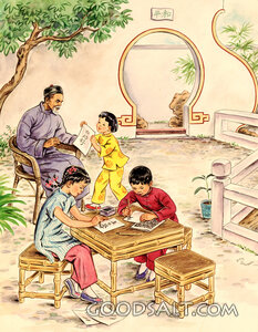 Chinese Children Learning to Write