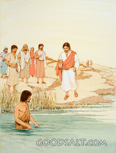 Christ Comes to Be Baptized