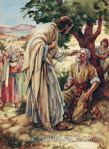 Christ Healing Deaf Man