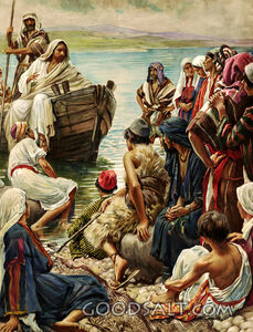 Christ Preaching from a Boat