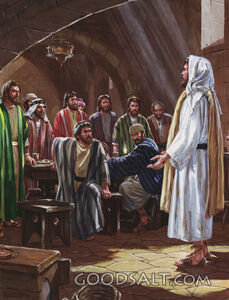 Christ Talking to Disciples