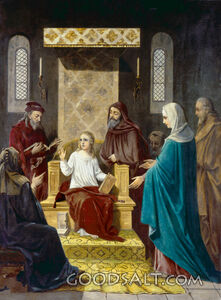 Christ Teaching As a Child