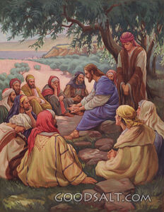 Christ Teaching Disciples to Pray