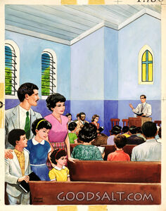 Church Interior in Brazil