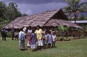 Church Members Greeting Each Other After Service