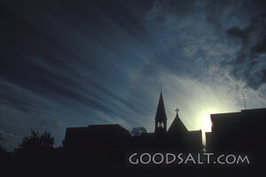 Church Spires in Silhouette