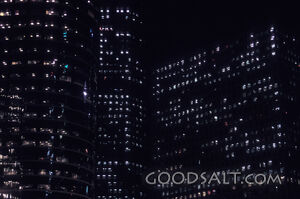 City Buildings at Night
