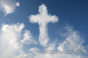 Clouds in Shape of a Cross