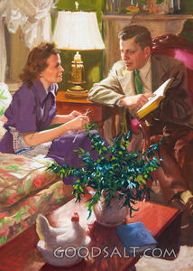 Couple Study the Bible