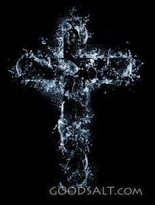 Cross Made of Water
