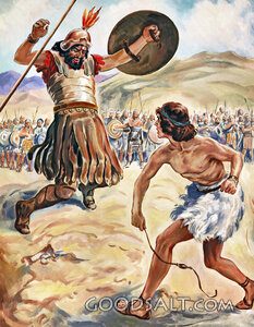 David and Goliath