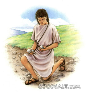 David Chooses Five Smooth Stones