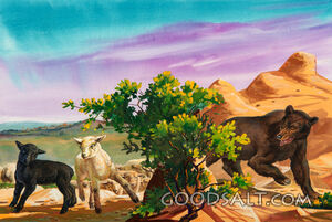 David the Shepherd - Danger to the Sheep