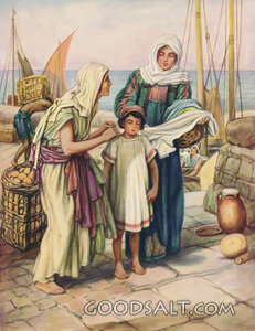 Dorcas Helps Poor Widow