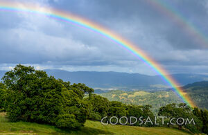 Double Rainbow over the Valley