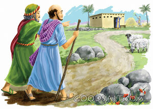 Elisha Meets the Shunammite Couple