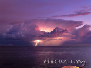 Evening Storm at Sea