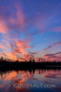 Flaming Sunset Vertical