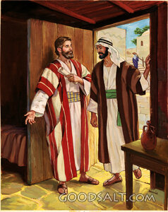 Gaius Welcoming a Stranger