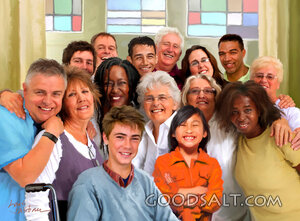Group of Church Members
