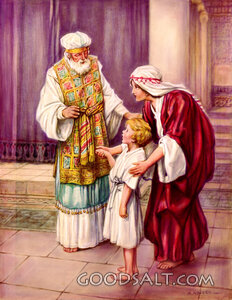 Hannah Presents Samuel to Eli