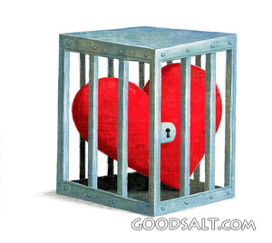 Heart Locked in Cage