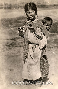 Indian Girl and Baby