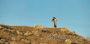 Isrealite Man Atop a Ridge