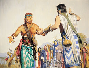 Jacob With Esau Again