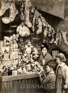 Japanese Store at Christmas