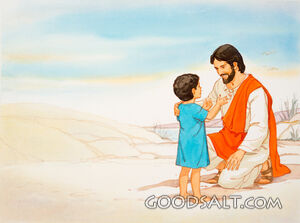 Jesus and a Little Boy