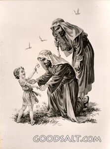 Jesus and Child with Flower