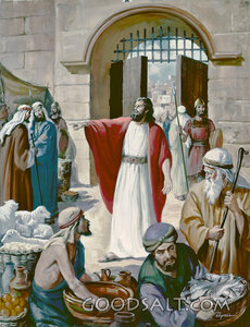 Jesus and Moneychangers
