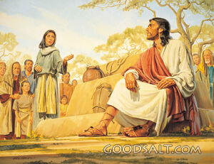 Jesus and the Samaritan Villagers