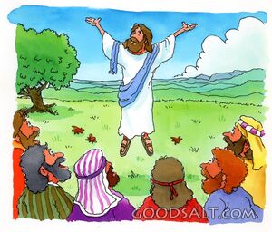 Jesus Ascends Into Heaven