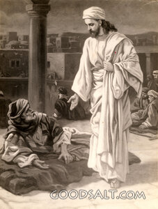 Jesus at the Pool of Bethsaida