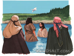Jesus Baptized by John the Baptist