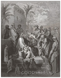 Jesus Blessing the Little Children