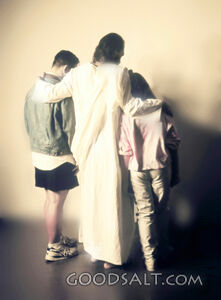 Jesus Embraces Teens