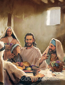 Jesus Fellowships With Friends