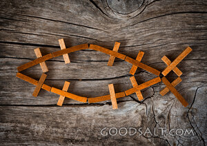 Jesus Fish of Crosses